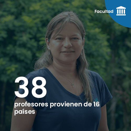 Facultad: 38 profesores de 16 países