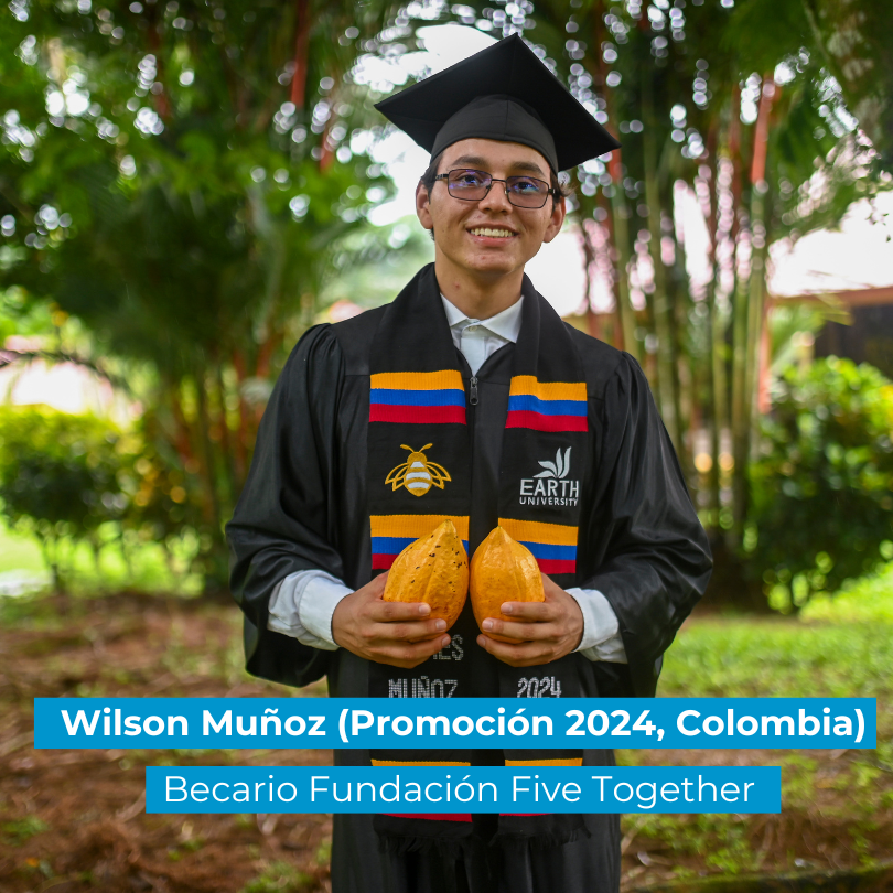 Wilson Muñoz (Promoción 2024, Colombia)
                                    Becario Fundación Five Together
                                    
